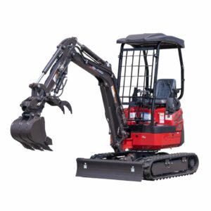 Miniescavadora Autopropelida Rhinoceros 18hp Com Controle Hidráulico