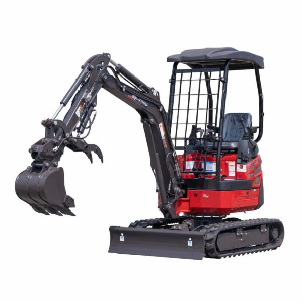 Miniescavadora Autopropelida Rhinoceros 18hp Com Controle Hidráulico
