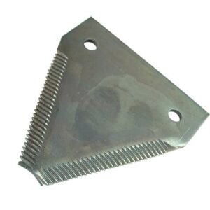 Faca - Serrilha por cima - 85x76x2mm - Orifício Ø6.5mm - Centros de orifícios em 50mm - paraUniversal