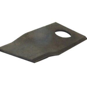 Faca - Twisted blade, bottom edge sharp & parallel - 94 x 48x3mm - Orifício Ø19mm - Dt. - para PZ, Krone, Vicon, Kuhn