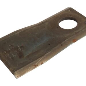 Faca - Twisted blade, top edge sharp - 105 x 47x4mm - Orifício Ø20.5mm - Esq. - para Kuhn, John Deere