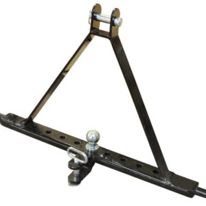 Estrutura de reboque de tres pontos (Cat. 2) Núm. furos: 9, 932mm.