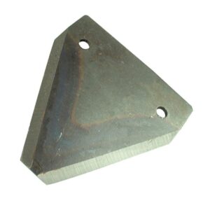 Faca - 80x76x2mm - Orifício Ø5.5mm - Centros de orifícios em 51mm - paraMassey Ferguson