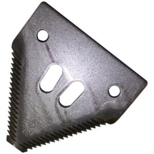 Faca - Serrilha por cima - 80x76x2.75mm - Orifício Ø6.5mm - Centros de orifícios em 51mm - paraSchumacher