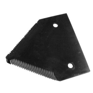 Faca - Serrilha por cima - 83x76x2mm - Orifício Ø5.5mm - Centros de orifícios em 51mm - paraMassey Ferguson