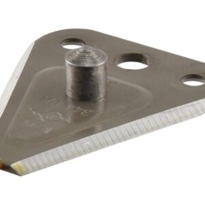 Faca - 76x58x2.7mm - Orifício Ø 6.3 & 9.5mm - Centros de orifícios em:38mm