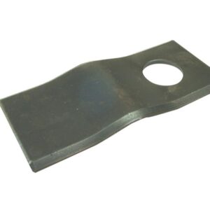 Faca - Faca corcunda - 106 x 47x3mm - Orifício Ø21mm - Esq./Dt. - para PZ, Claas, Krone, Massey Ferguson, Pottinger, Marangon, Kverneland, Taarup, Vicon