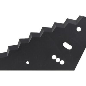 Lâmina de vagão alimentador 500mm x 250mm x 8mm para Kverneland, Siloking